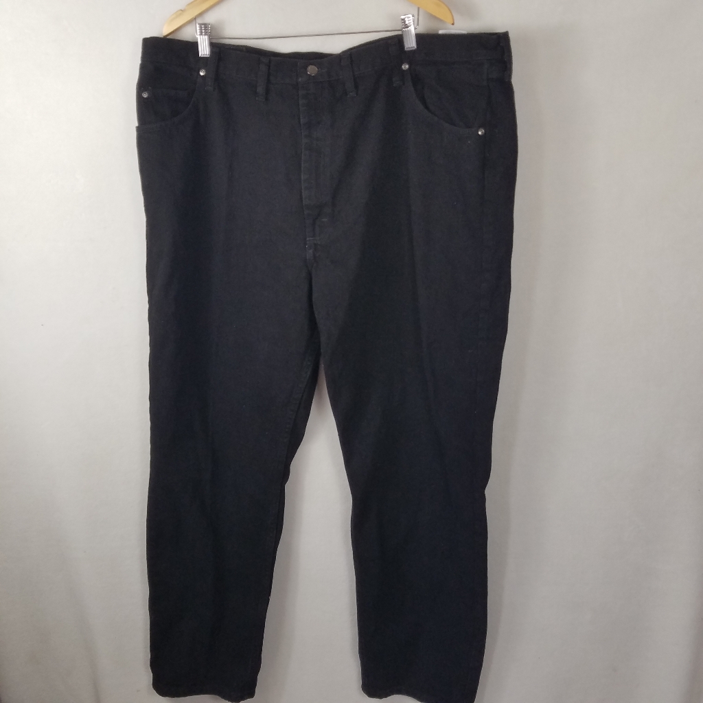 Wrangler Relaxed Fit Straight Leg Opening Black Je